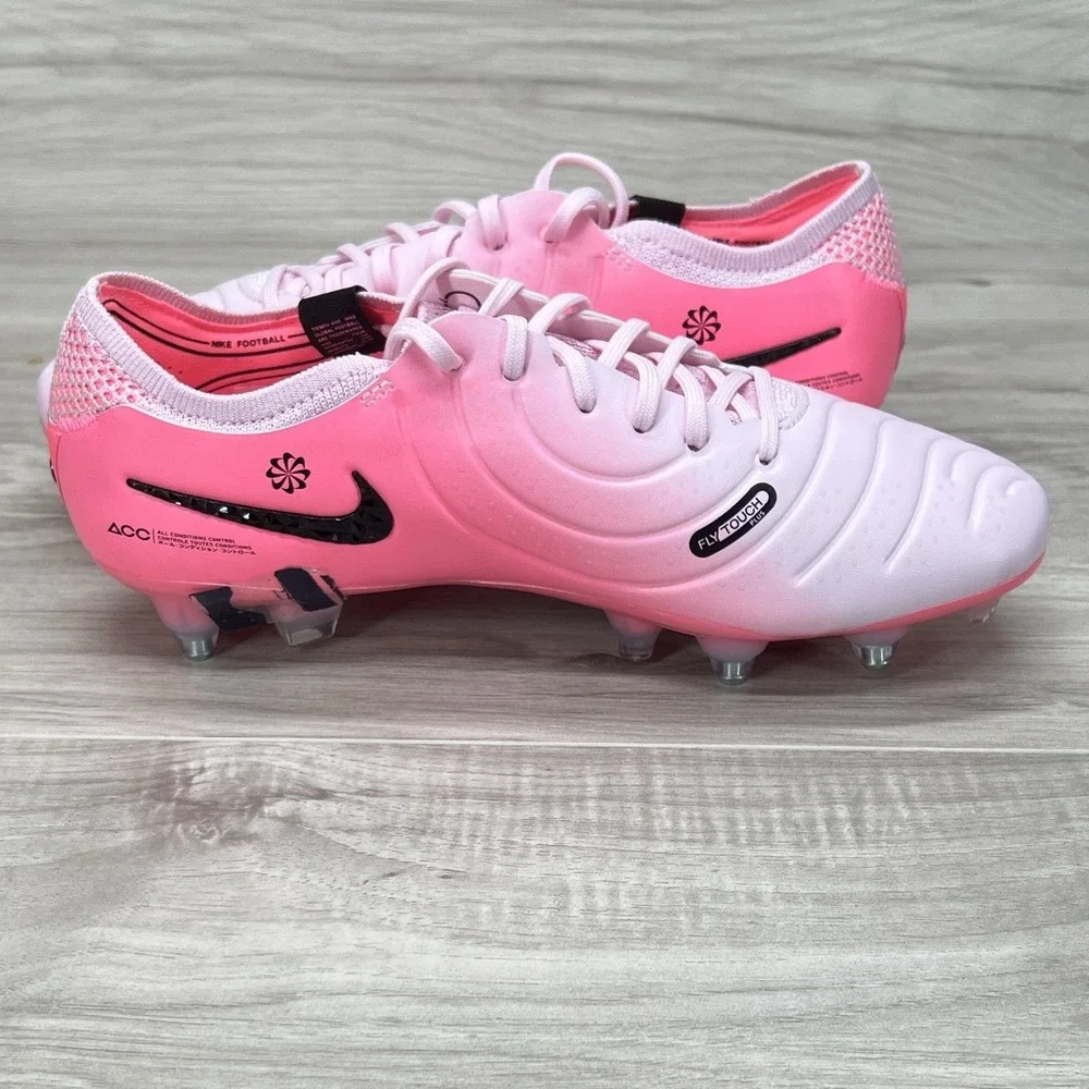 Nike Legend 10 Elite SG Pro ACC Pink FN7277-601 Soccer Cleats Men 6 Wmns 7.5 New